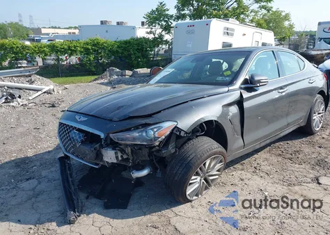 2020 Genesis G70 2.0T Rwd из США, поврежденный, VIN KMTG34LAXLU055376